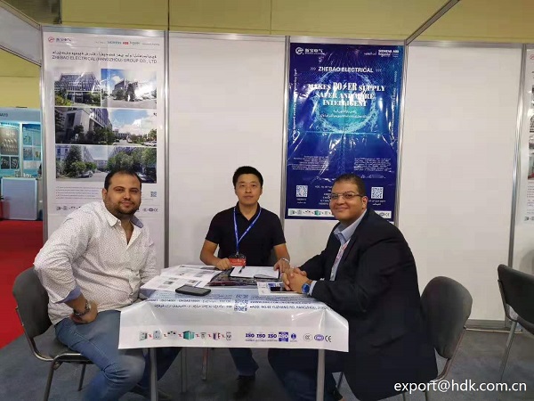 Zhebao Electrical attended 2019 China Egypt Trade Fair on Sep 28-30th, 2019