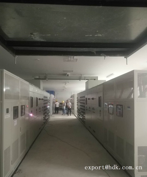 Zhebao Electrical after sales at Hospital switchgear construction site