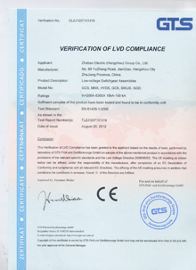 CE for low-voltage panels - ZHEBAO